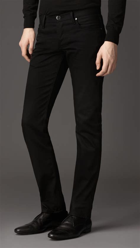 burberry men black jeans|burberry pants men's.